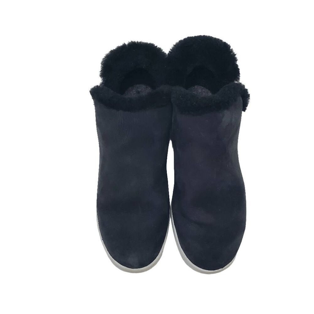 OluKai Women's 20427-OXDW Black Shearling Lining Malua Hulu Slip On Boots 7 - Picture 6 of 6